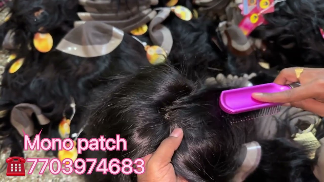 Hair wig use in salon ! Hair patch in salon ! Hair wig in Sadar Bazar (Hair wig india)7703974683