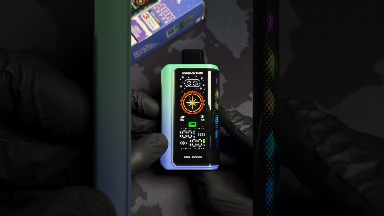 Maskking Icex40000 ice nic control Disposable Vape  #unboxing #icex40000 #maskking #maskkingicex