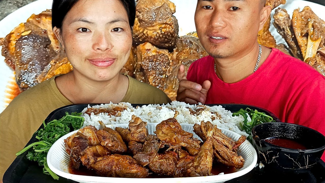 Duck meat cook in a very delicious way for the first time @yolithonger