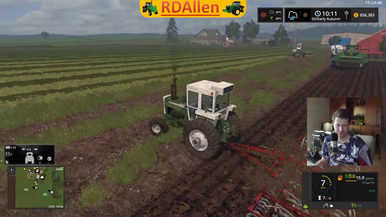 🚜 Lone Oaks Map! Multiplayer FS17 RDAllen Live 9 11 2018