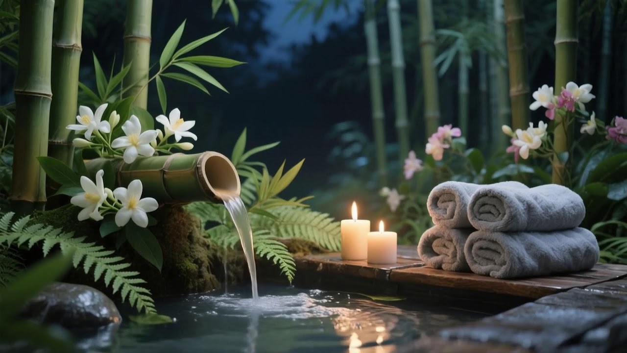 Soothing Relaxing Music 🌹 Peace of Mind, Anxiety Relief,Spa Relax Water,emotional balance
