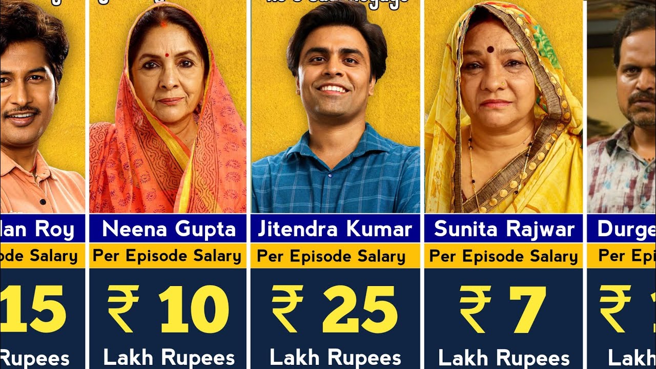 Panchayat Season 4 Star Cast Salary| Jitendra Kumar| Neena Gupta| Durgesh Kumar
