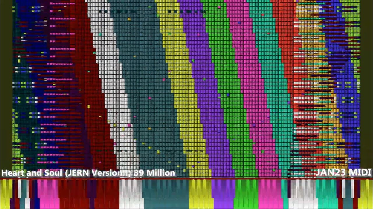 [Black MIDI] Heart and soul (JERN Version) - 39 Million Notes