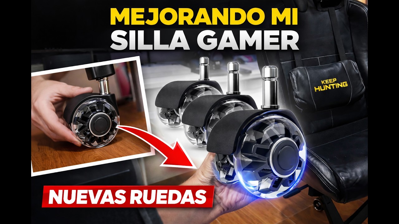 Tu silla gamer NO es mala… sus ruedas sí