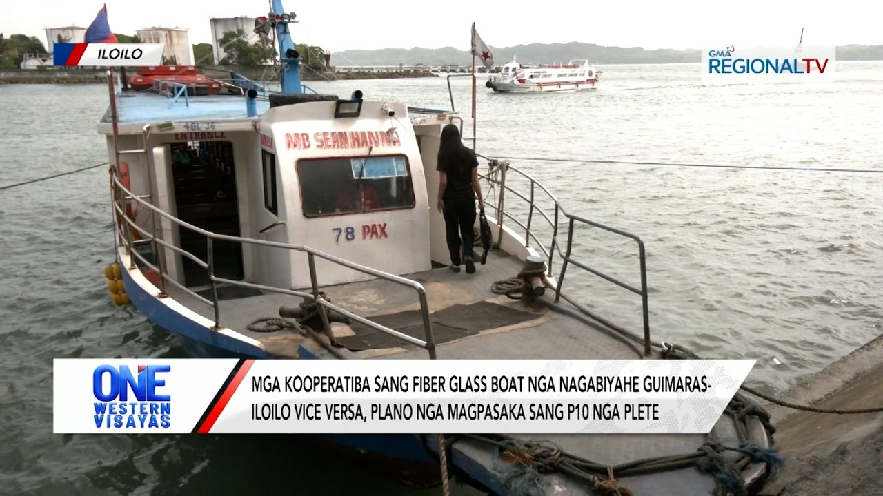 Sakayan nga nagabiyahe Guimaras kag Iloilo, plano nga magpasaka sang plete | One Western Visayas