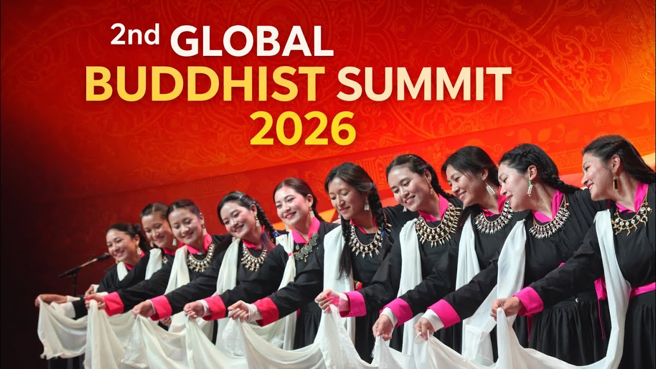 Cha rTses Dance of Ladakh at the 2nd Global Buddhist Summit 2026 | Rhythm of Himalayan Tradition