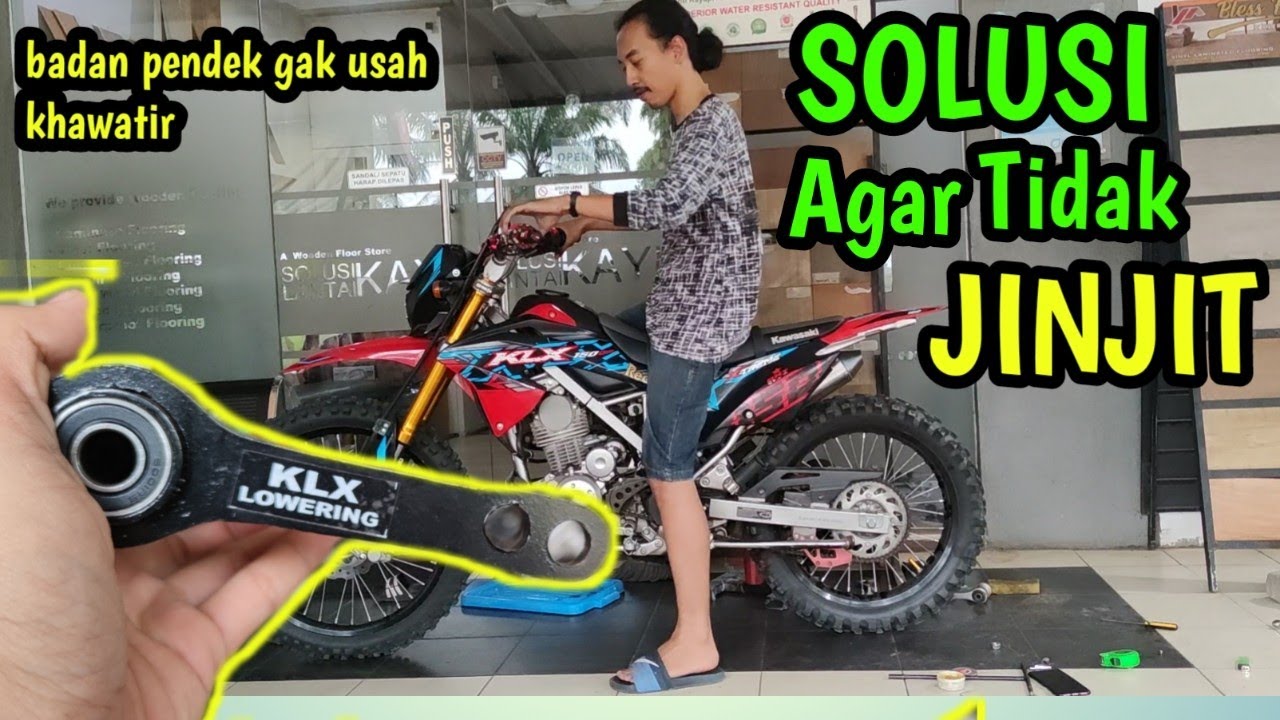 🔴 KLX JADI PENDEK || pasang lowering Aftermarket