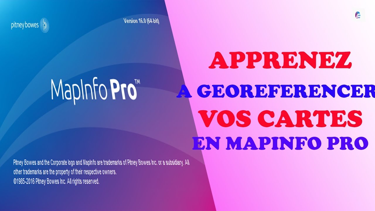 [TUTO DE MAPINFO PRO] GEOREFERENCEMENT 🌟