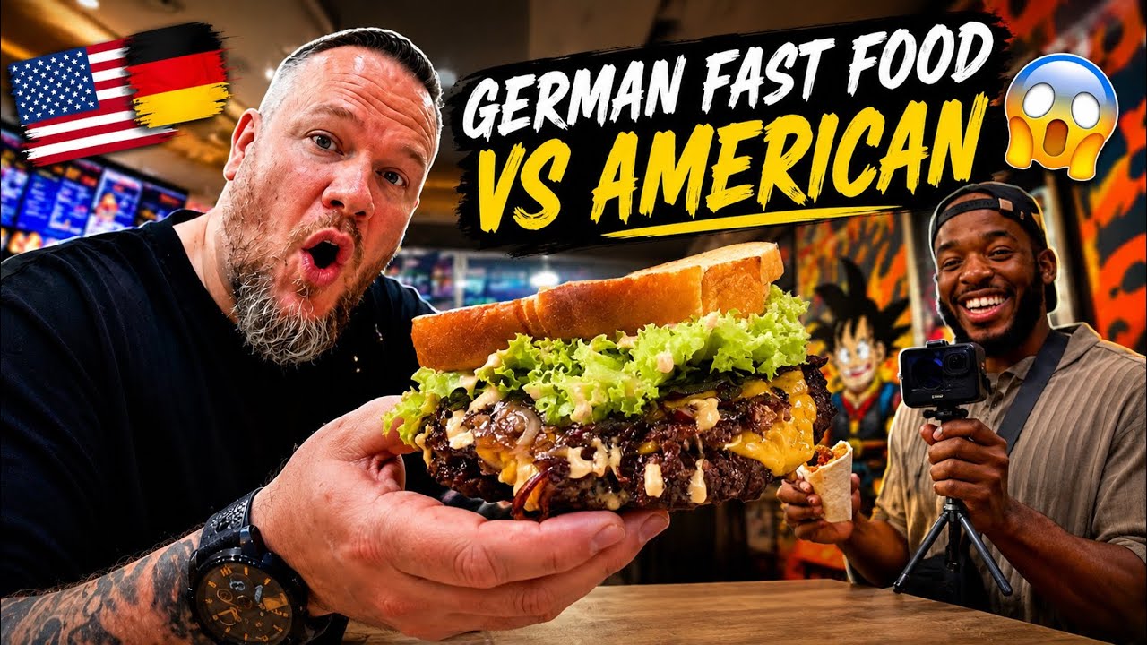 Can German Fast Food Impress an American? 🇺🇸 🇩🇪 🍔
