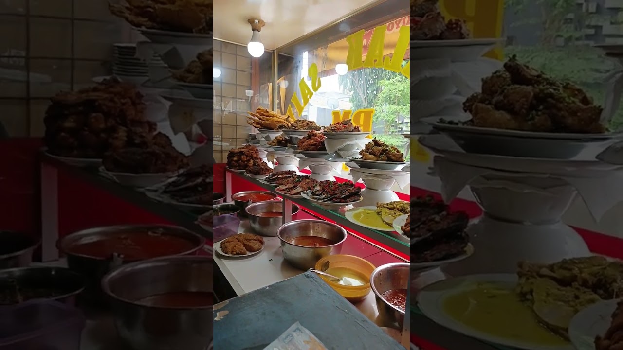 MONGGO MERAPAT YG HOBI MAKAN NASI PADANG, KOMPLIT HARI INI SAYA BELI KAKAP RASA MANTAP BRO💪