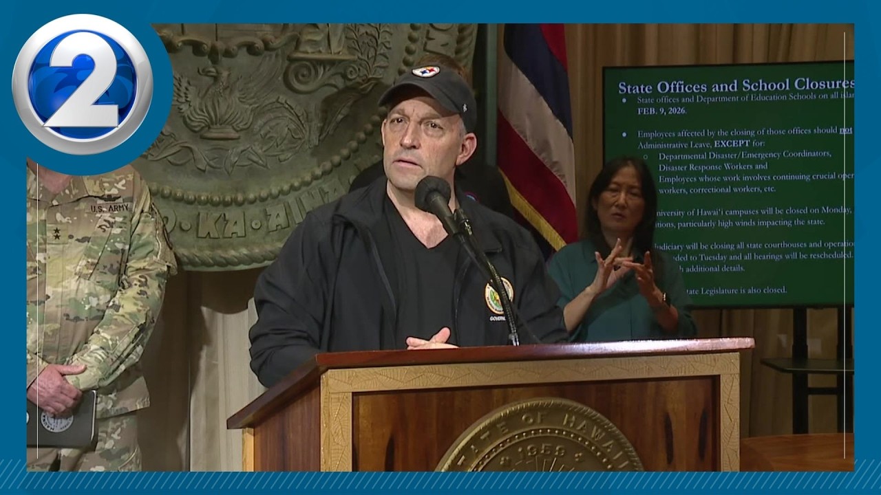 Hawaii leaders urge safety as strong winds, flooding continue statewide