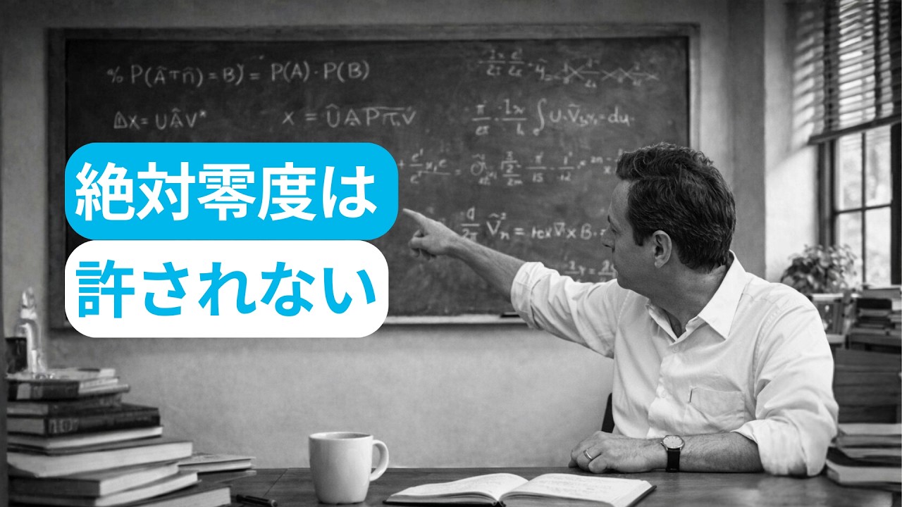 絶対零度に到達できない — ファインマンが暴く温度の残酷な限界