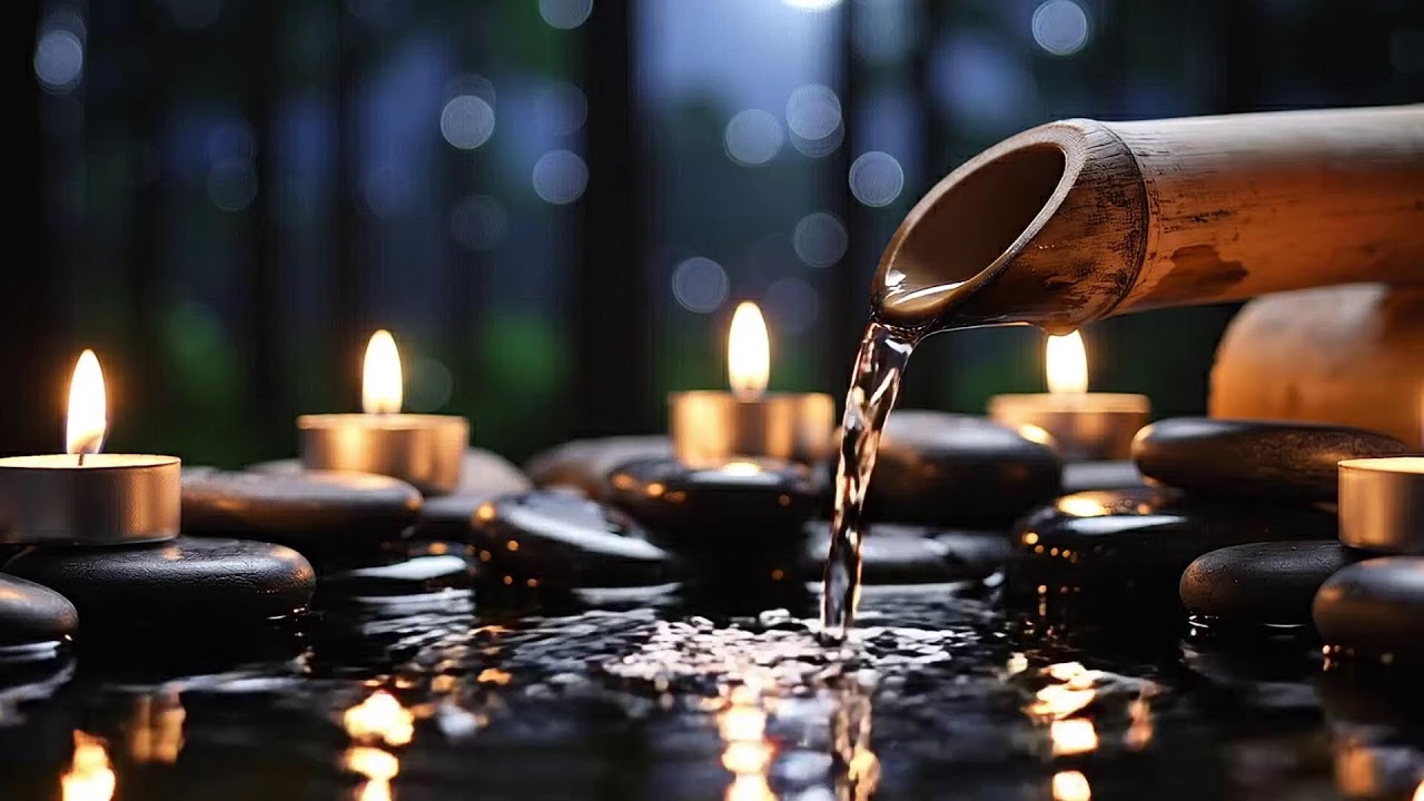Healing Piano with Gentle Water Sounds 🌿 Relieves Stress, Calm Anxiety & Depression, Deep Sleep