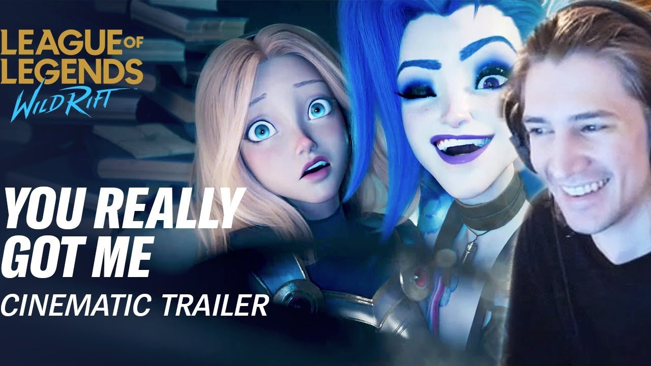 xQc Reacts to You Really Got Me | Cinematic Trailer - League of Legends: Wild Rift | xQcOW