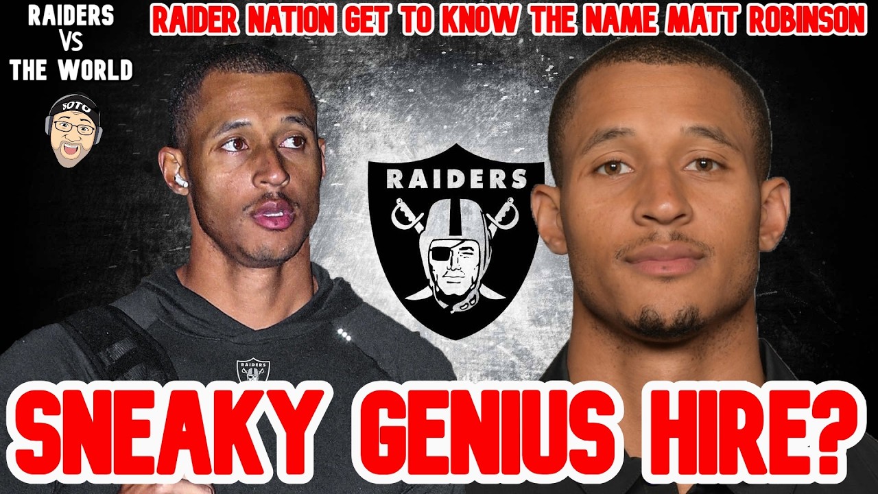 THE RAIDERS STOLE A FUTURE COACHING STAR! Get To Know Matt Robinson #nfl #raiders #raidernation