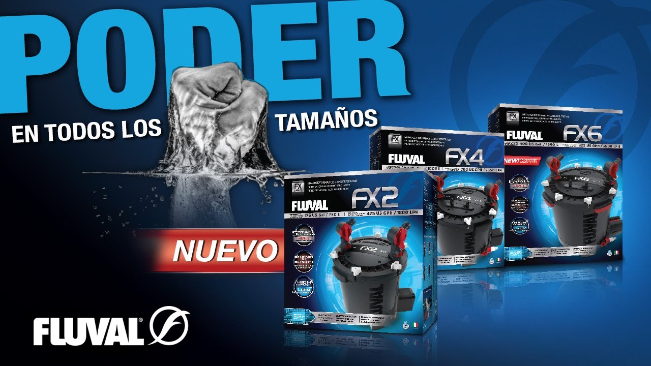 EXPERIMENTA EL PODER | Filtros externos  Fluval FX