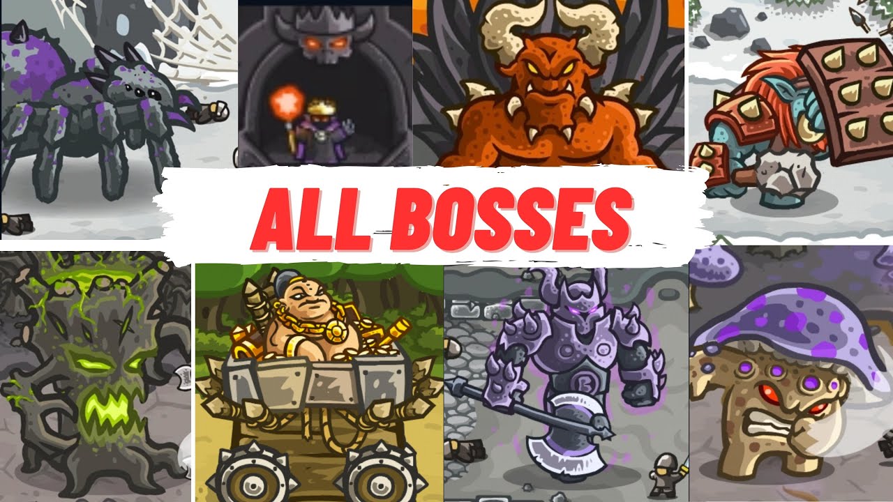Kingdom Rush — все битвы с БОССАМИ