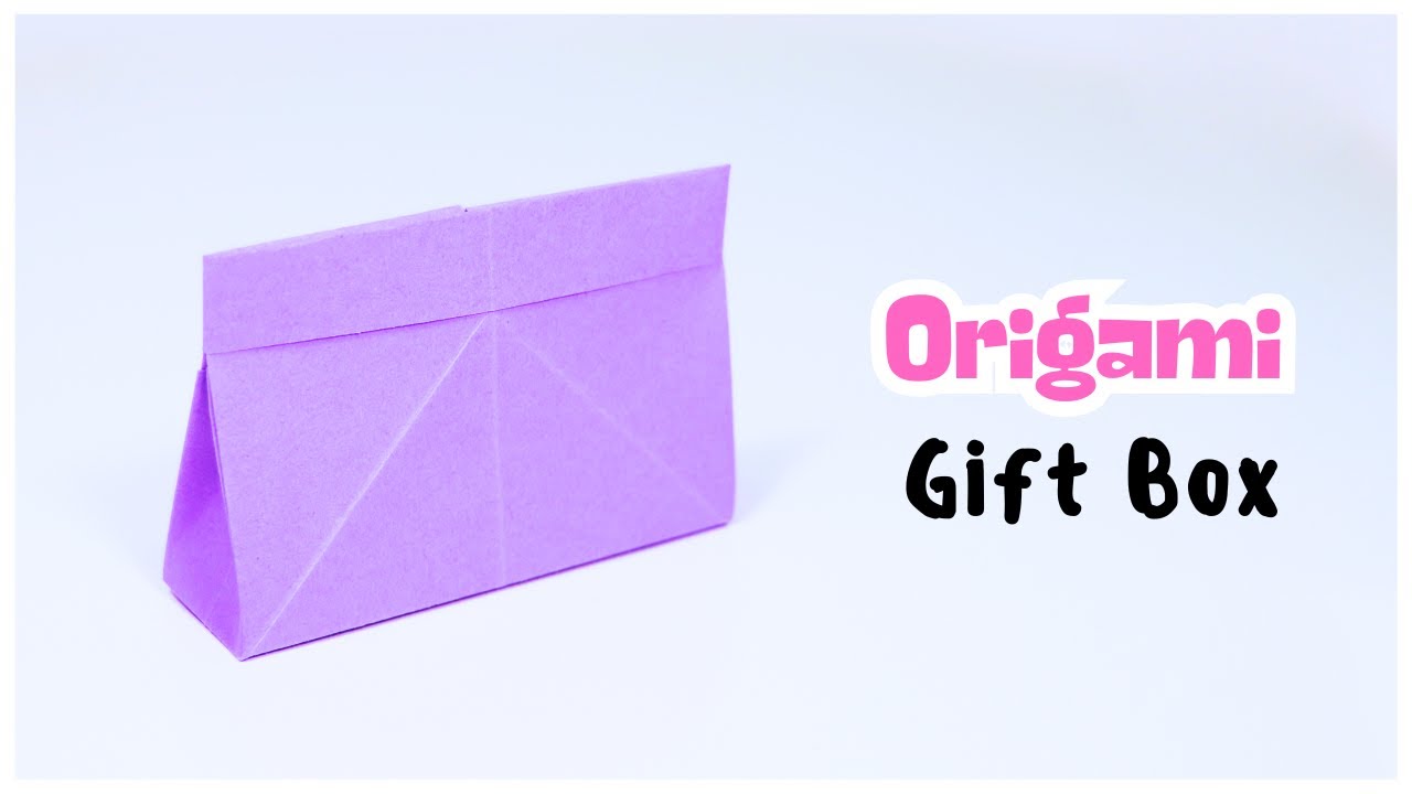 How to Make a DIY Origami Gift Box 🎁 | Easy Paper Gift Bag for Jewelry & Sweets