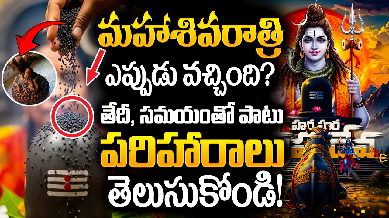 మహాశివరాత్రి 2026 ఎప్పుడు వచ్చింది? తేదీ, పూజా సమయం, శివుడి అనుగ్రహం కోసం పరిహారాలు తెలుసుకోండి!