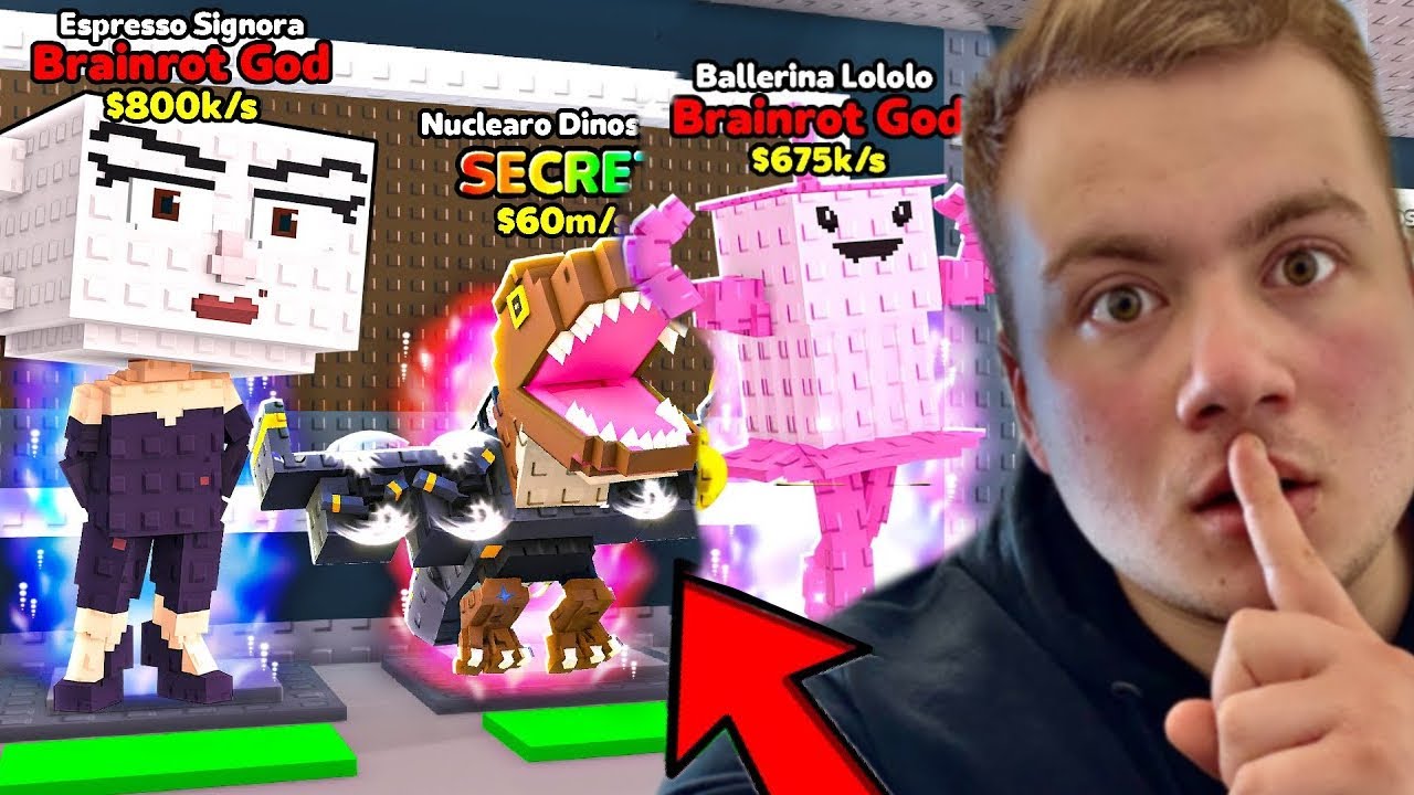 Otključavam  NOVE 0.01% SECRET BRAINROTOVE u Steal a Brainrot!
