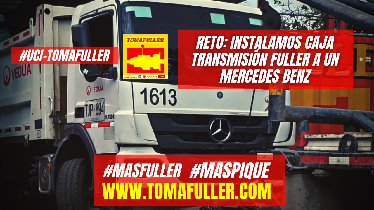 👨‍🔧✔ RETO: INSTALAMOS CAJA TRANSMISIÓN FULLER A UN MERCEDES BENZ  ATEGO / TOMAFULLER