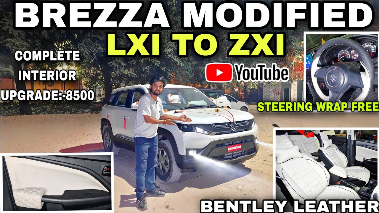 BREZZA MODIFIED LXI TO ZXI ✅ BREZZA MODIFIED LXI TO ZXI✅ BREZZA BASE TO TOP✅#brezza #youtube #shorts
