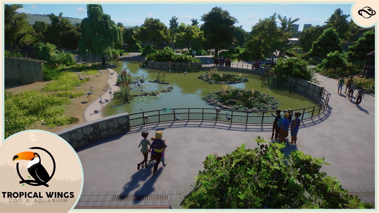 Planet Zoo | Home Improvements! | Flamingo Habitat Rework Build | Tropical Wings Zoo | Ep.43