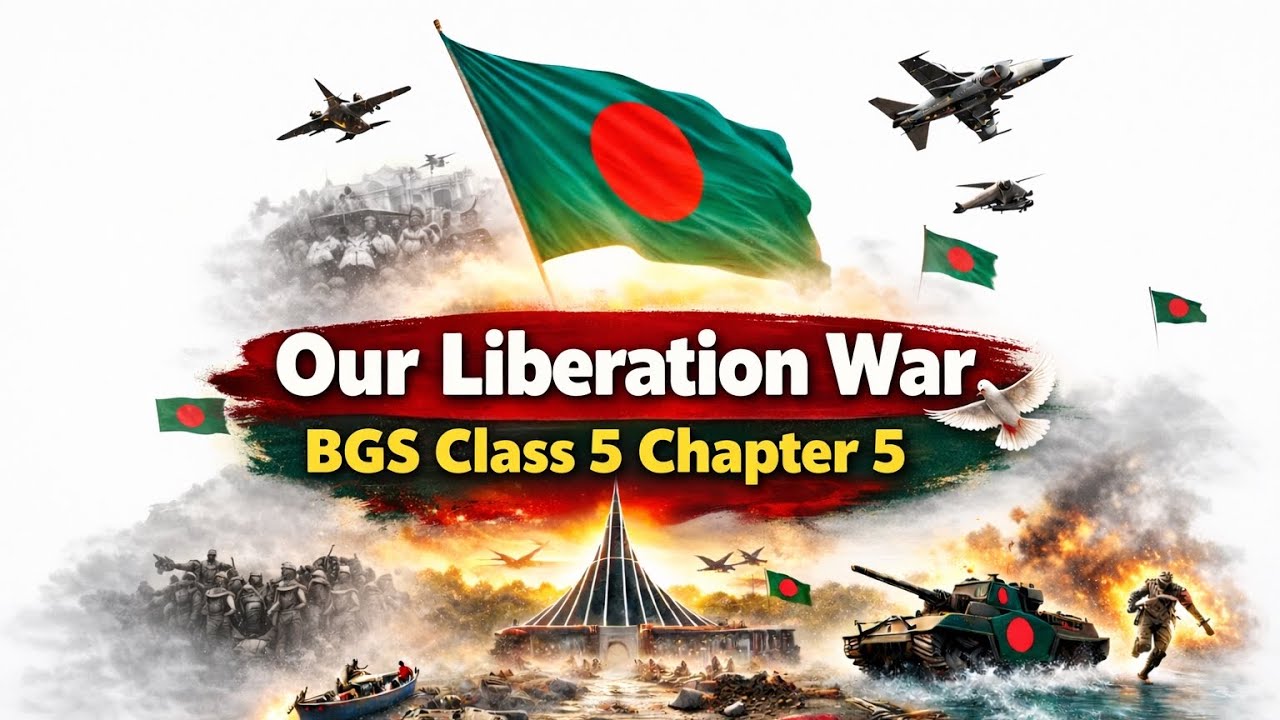 Class 5 । BGS । Chapter 5 । Our Liberation War । Page: 41-60 । 2026 ।