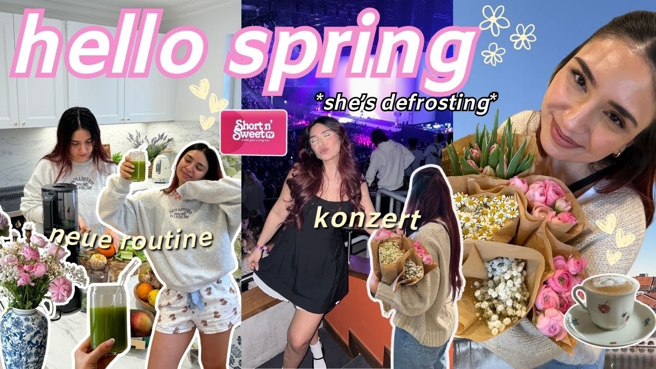 spring diaries 🌷✨neue routine, short n' sweet tour, kochen & bücher haul