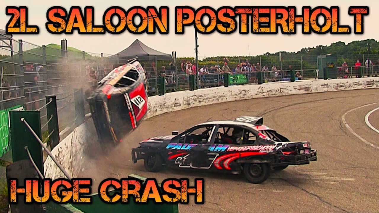 Huge crash Rick van Dijck Saloon Stockcars Posterholt 13/7/2025