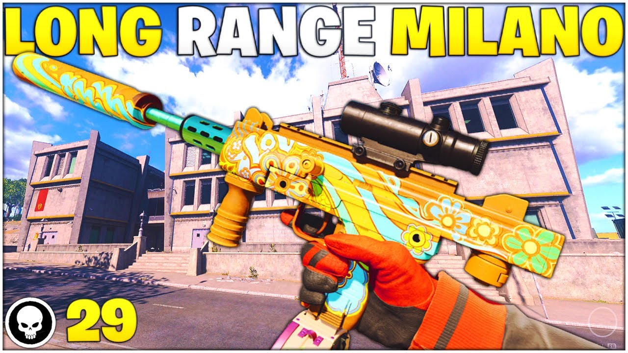 The *Long Range* Milano Is BROKEN On Alcatraz - *Best Milano Setup* (Rebirth Island - Warzone)