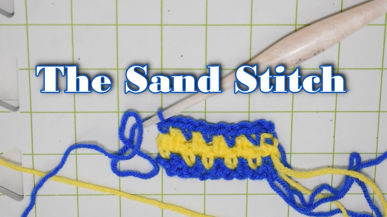 How to Crochet the Sand Stitch a.k.a. the Rice Stitch | Beginner Friendly