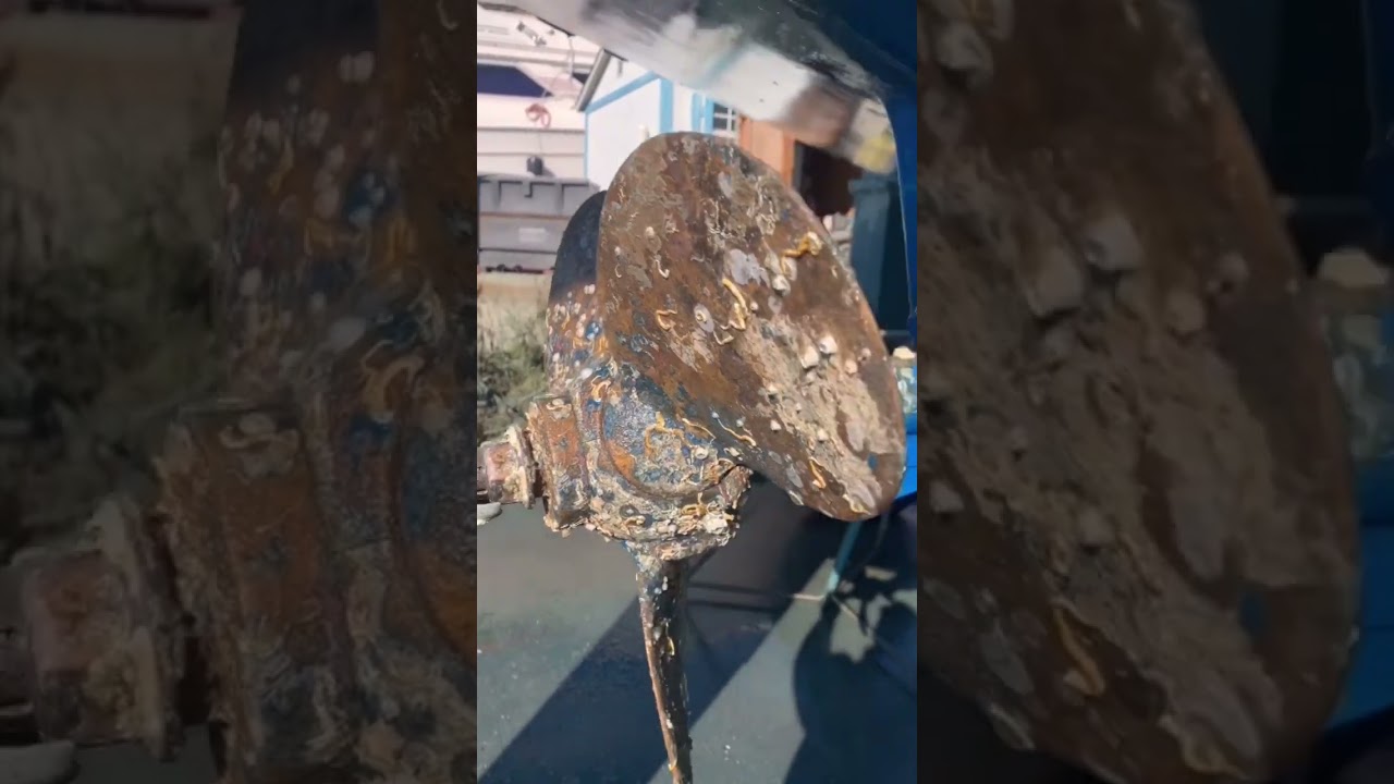 60 second boat survey (Ep59): Bad sacrificial anodes!