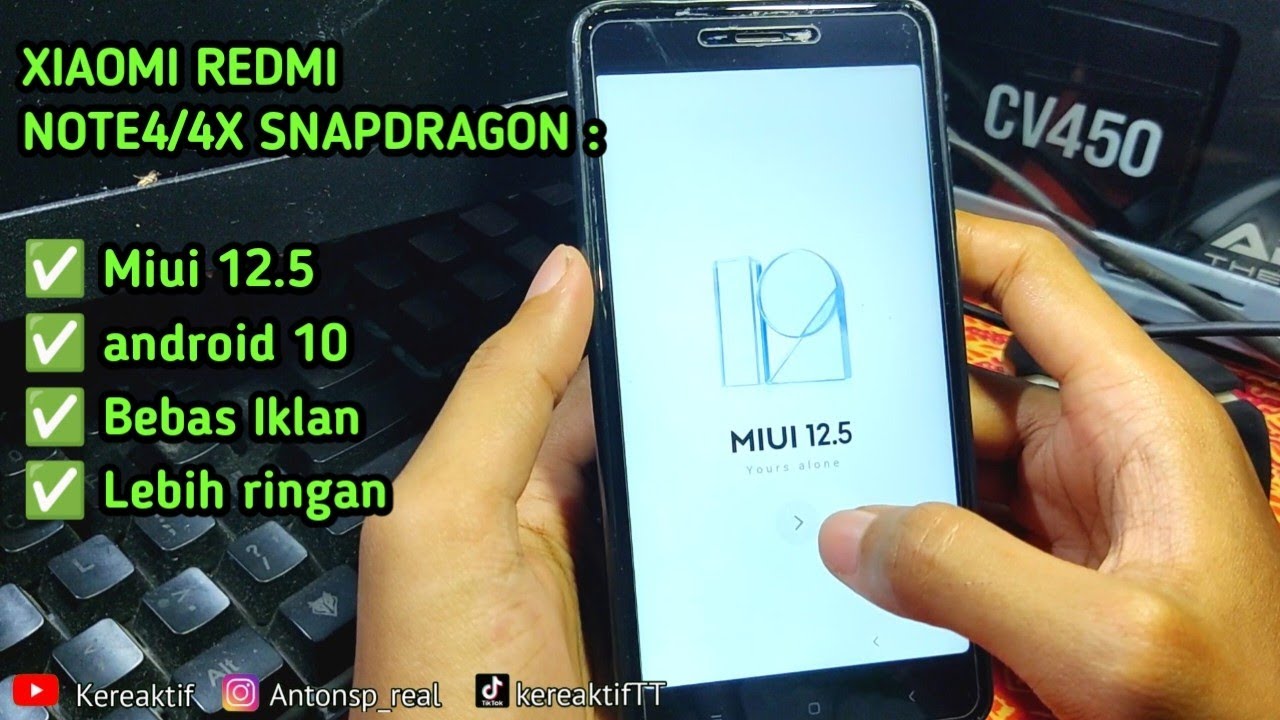work 100% Cara install Update MIUI 12 Versi Terbaru Redmi Note 4/4X Mido Lewat TWRP
