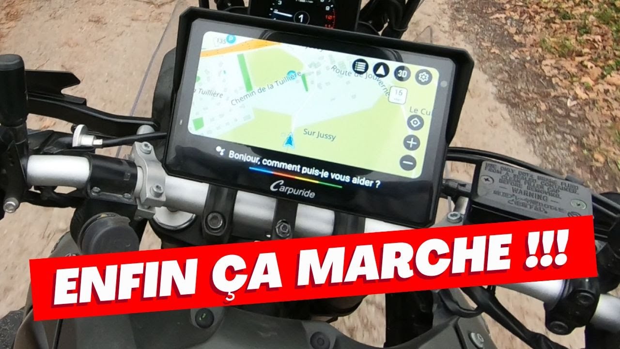 Carpuride W702 PRO : Enfin ça marche !! Test Apple CarPlay - Android Auto pour motos