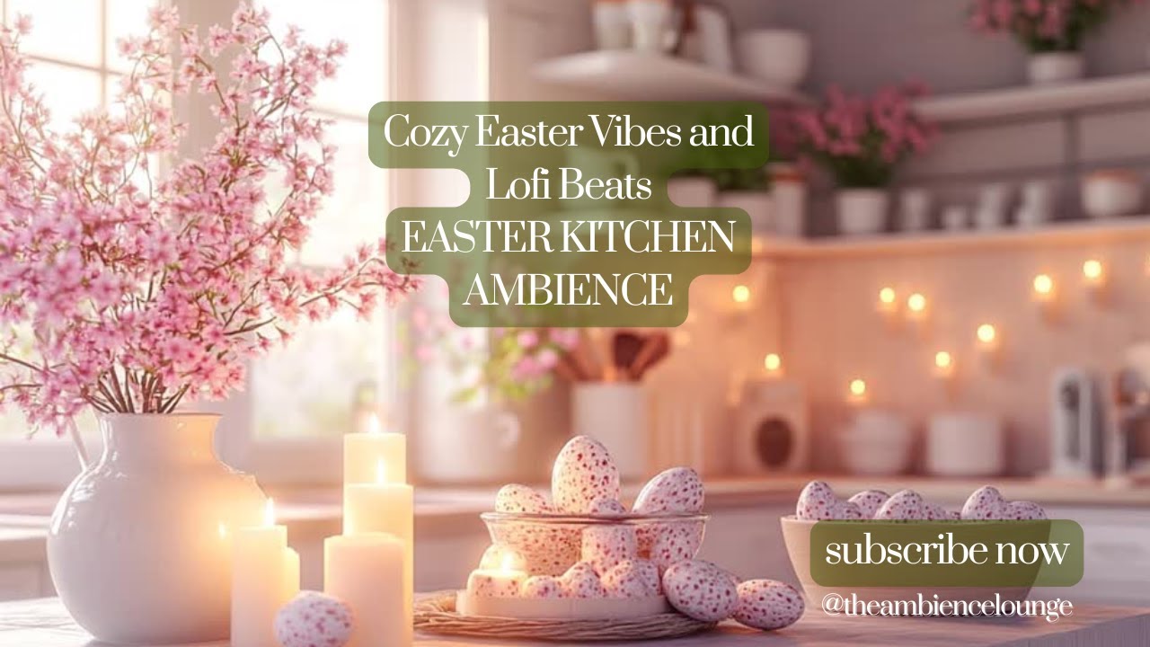 Cozy Easter Kitchen Ambeince with Lofi Beats