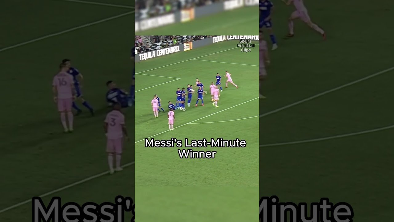 Messi's Insane Free Kick vs Cruz Azul on his Inter Miami Debut | Like if he is the 🐐