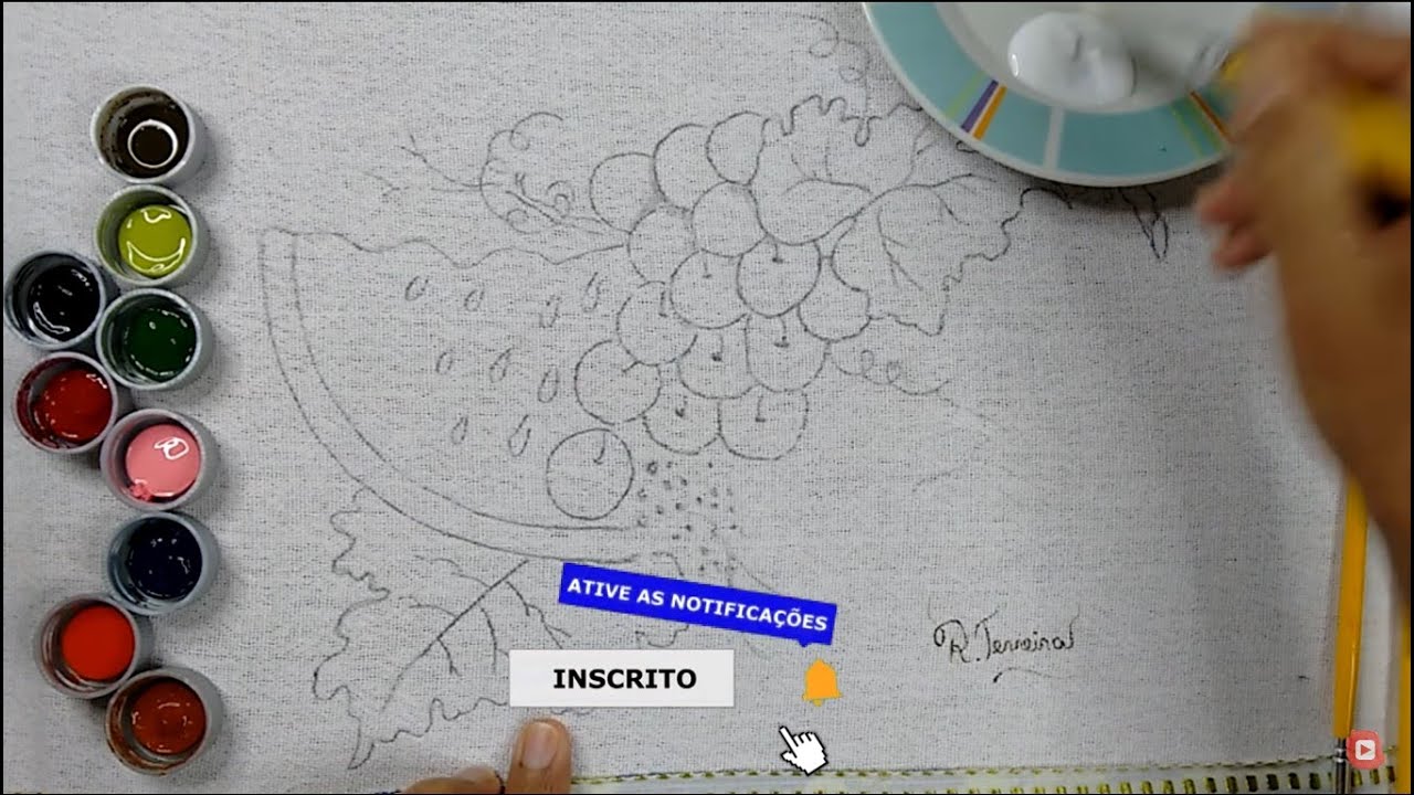 Roberto Ferreira - Novo Projeto - Vamos Aprender a Pintar Folha e Melancia - P1