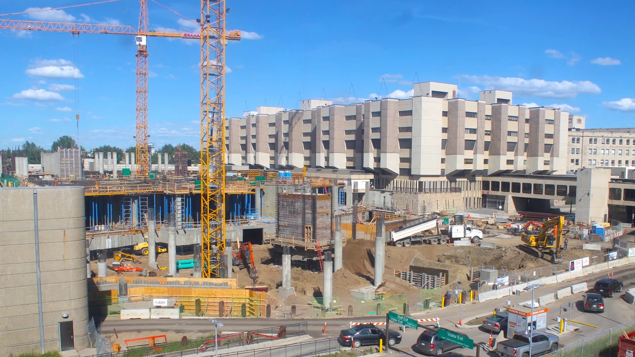 Construction Time Lapse of Jim Pattison Children's Hospital
