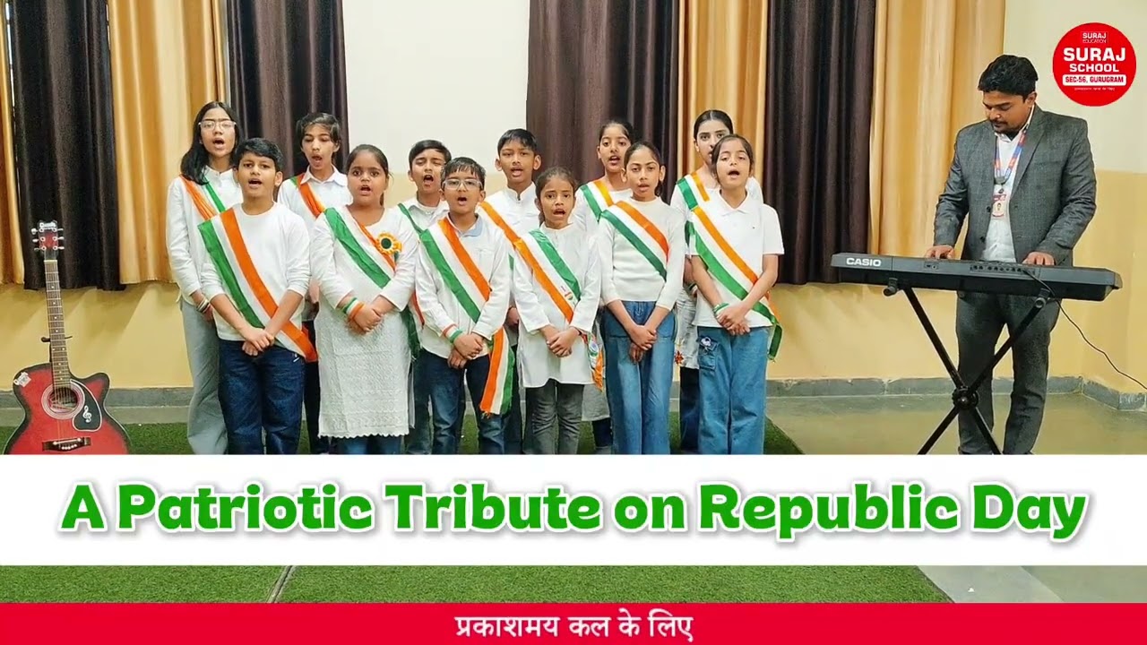 Republic Day Celebrations at Suraj School, Sector-56, Gurugram