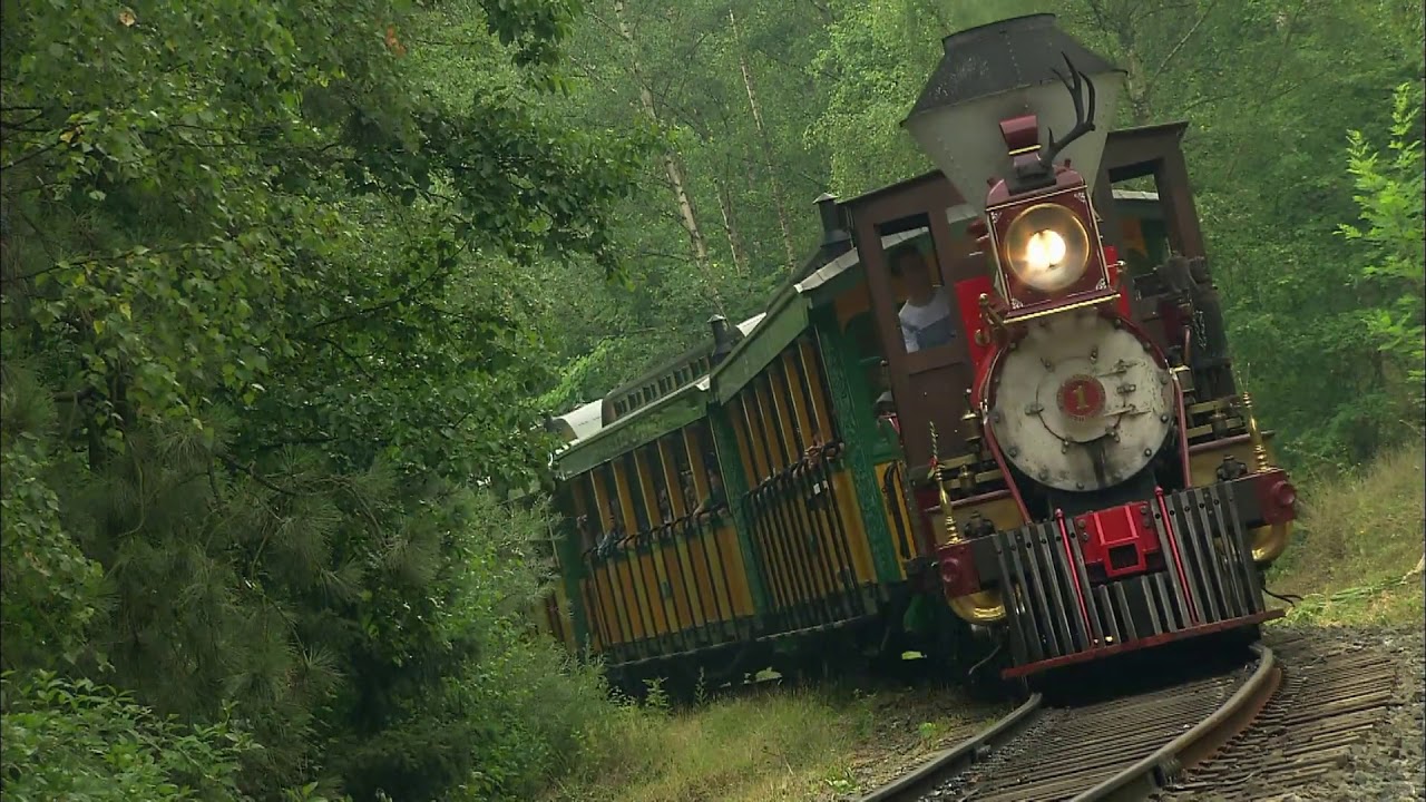 Disneyland Railroad B Roll
