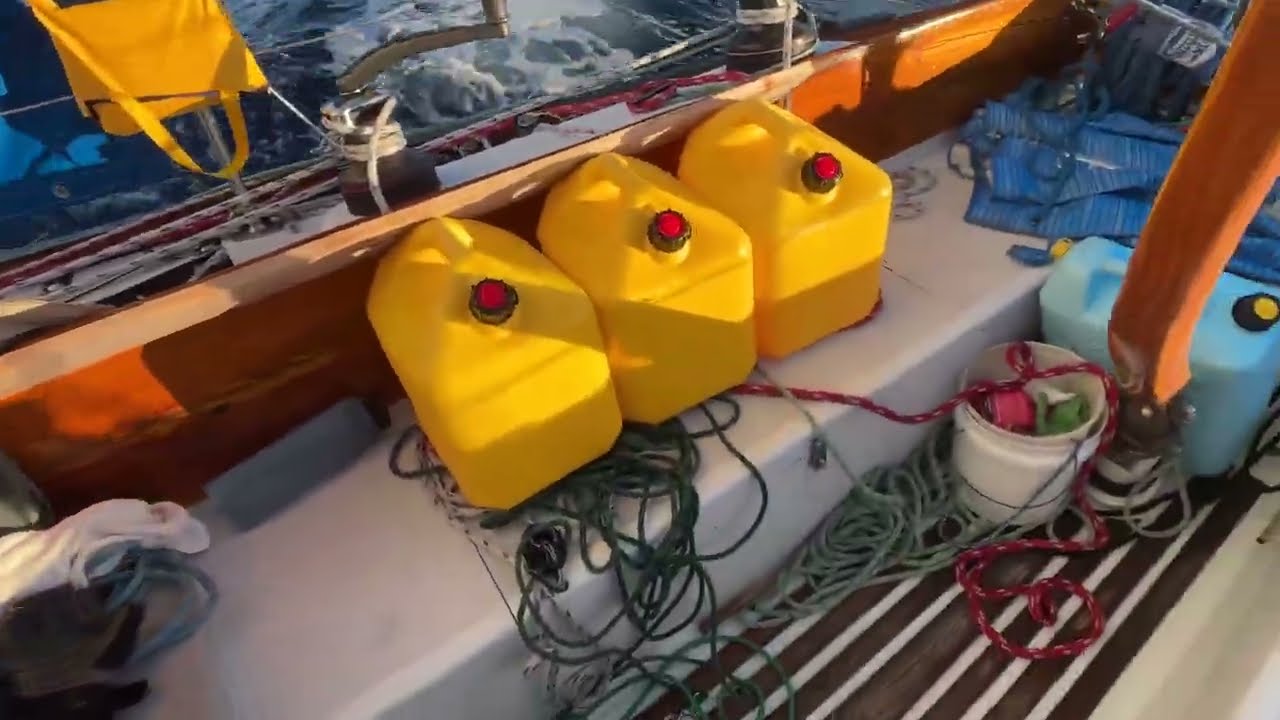 Refueling at Sea While Singlehanded Sailing from Kauai to Monterey, CA ...Day 10