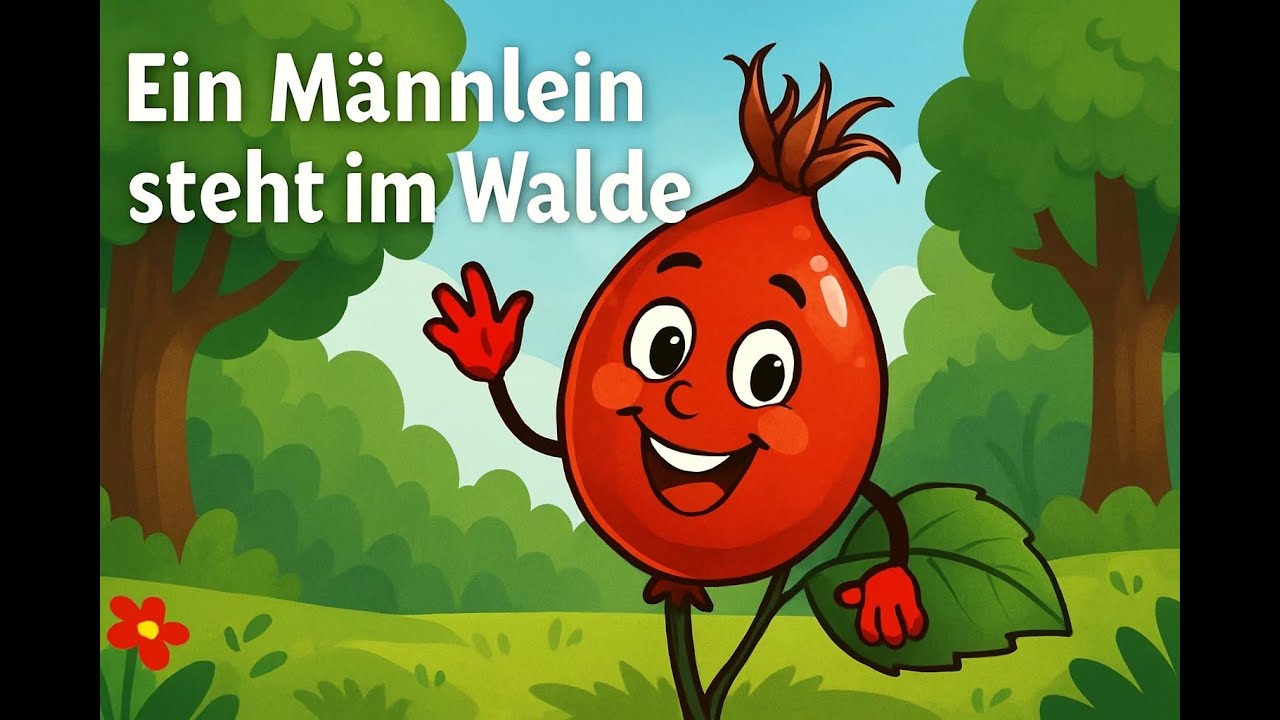🎶Kinderlieder Hop Hop🎶 - 🌹🍃 Ein Männlein steht im Walde 🌹🍃 - deutsch