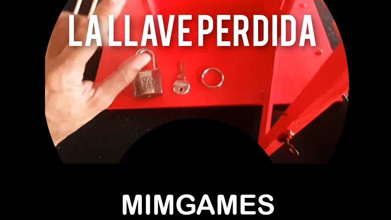 LA LLAVE PERDIDA ; Juego de agilidad de escape room casero.