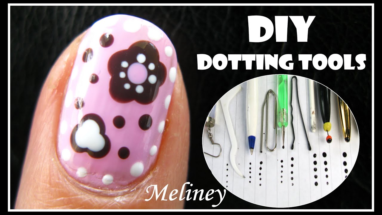 CRAFT FLOWER NAIL ART TUTORIAL | DIY DOTTING TOOL CANDY DESIGN EASY SIMPLE HOW TO SHORT NAILS