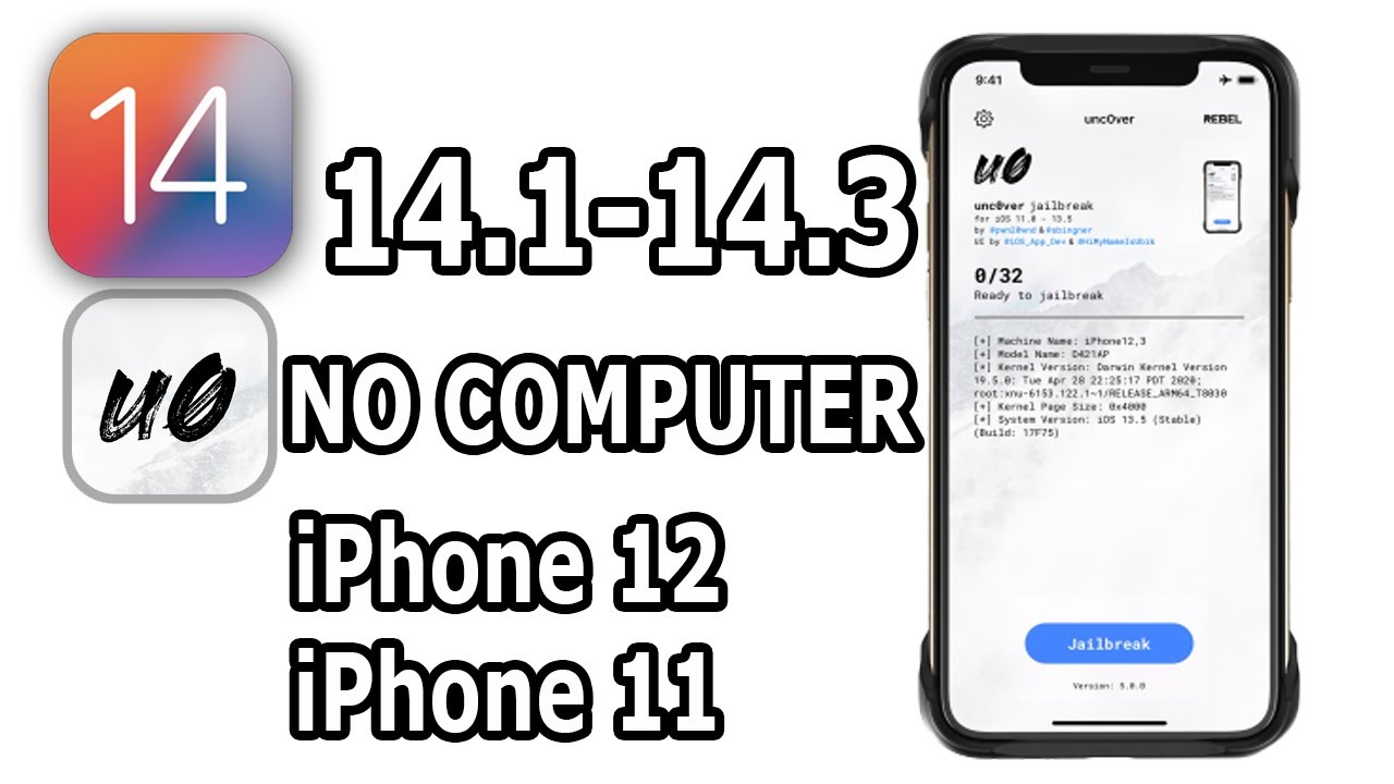 NEW Jailbreak iOS 14.3 Unc0ver - How to Jailbreak iOS 14 NO COMPUTER!