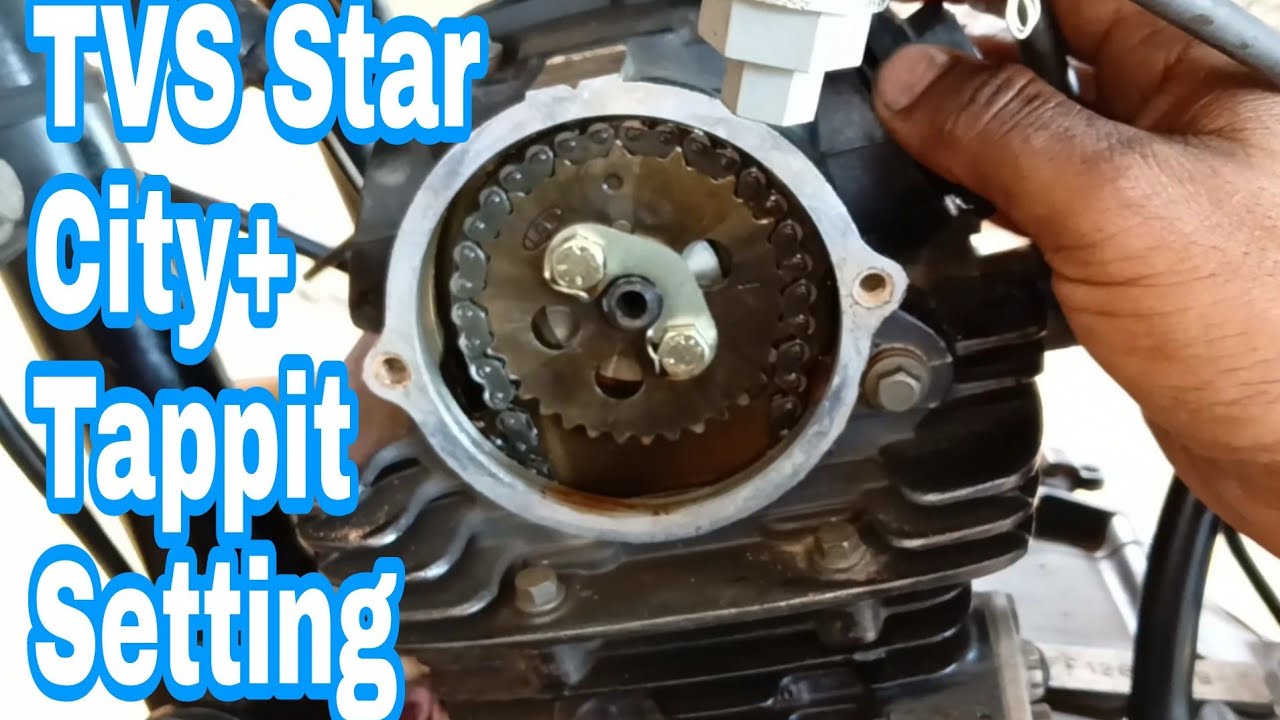 Tvs Star City Plus Tappit Setting||Tappit Adjustment||Valve Clearance