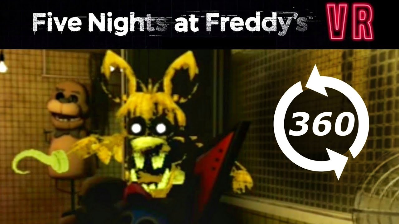 🤡 360 Video Five Nights at Freddy's Help Wanted Virtual Reality FNAF VR 3D Horror PSVR Part 4
