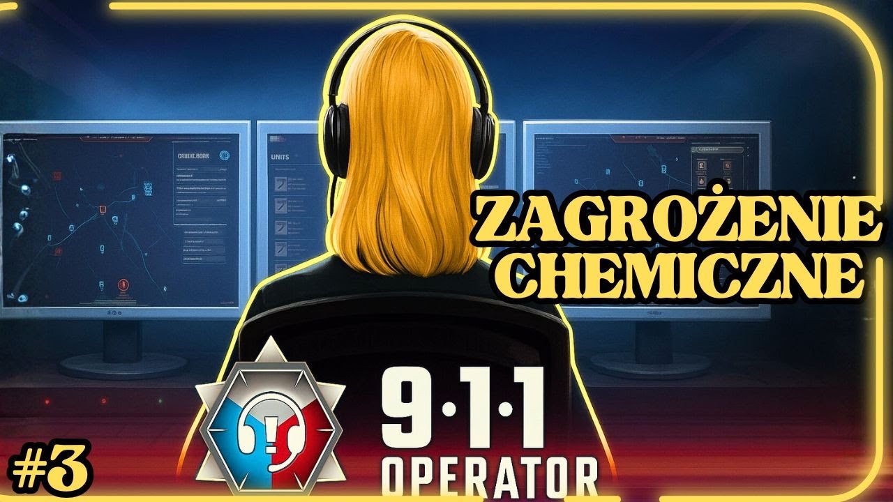911 Operator –ZAGROŻENIE CHEMICZNE ‼️ 👮‍♂️| Gra 911 Operator #3