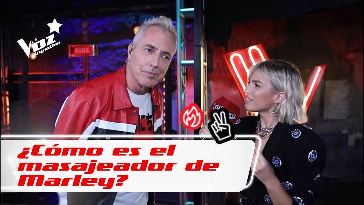 Stefi Roitman visitó el camarín de Marley- La Voz Argentina 2021
